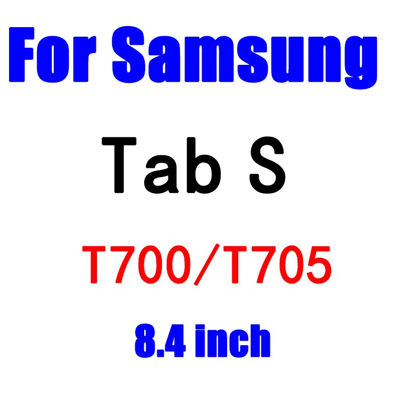 Tempered Glass For Samsung Galaxy Tab E 8.0 9.6 inch T560 T561 S3 9.7 inch S2 8.0 10.1 S 8.4 10.5 Tablet Screen Protector Flim: Tab S 8.4 inch