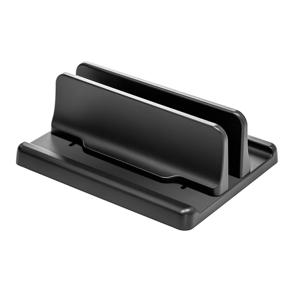 Lodret laptop stativ til macbook air pro 13 15 16 desktop aluminium stativ med justerbar dock størrelse til notebook stativ: Default Title