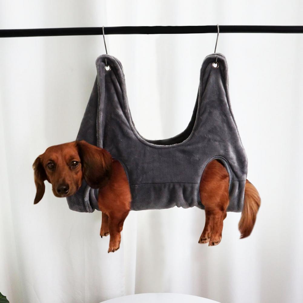 Dog Hammock Helper Dog Cat Grooming And Nail Trimming Pet Grooming Hammock Restraint Bag For Dogs Bathing Trimming Nail