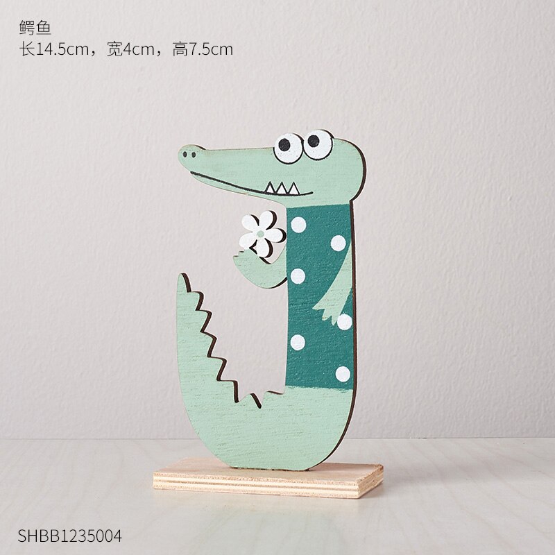 Blatt krokodil Flamingo papagei Auto Anlage Ebene holz Heimat Dekor raum dekoration freundlicher zimmer dekor Karikatur tiere sommer Hallo: Krokodil 2
