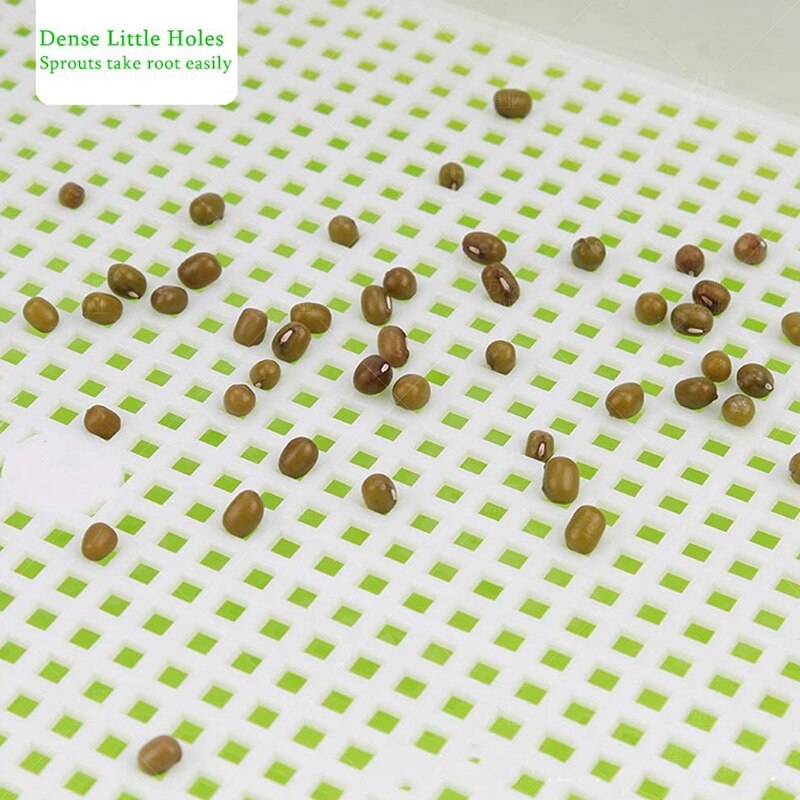 2-Piece Seed Germination Tray, Seed Germination Tray With Lid, Soilless Cultivation With Drainage Holes CNIM