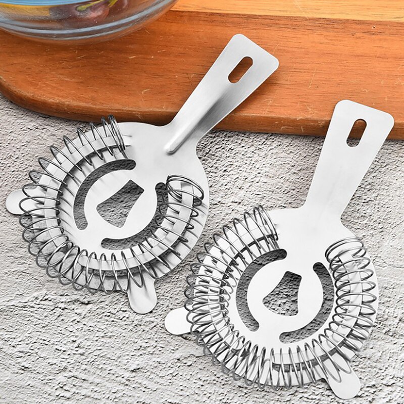 Bar Strainer Sprung Cocktail Strainer Stainless Steel Deluxe Strainer Bar Tools Bar Accessories Home Bars Wine Supplies