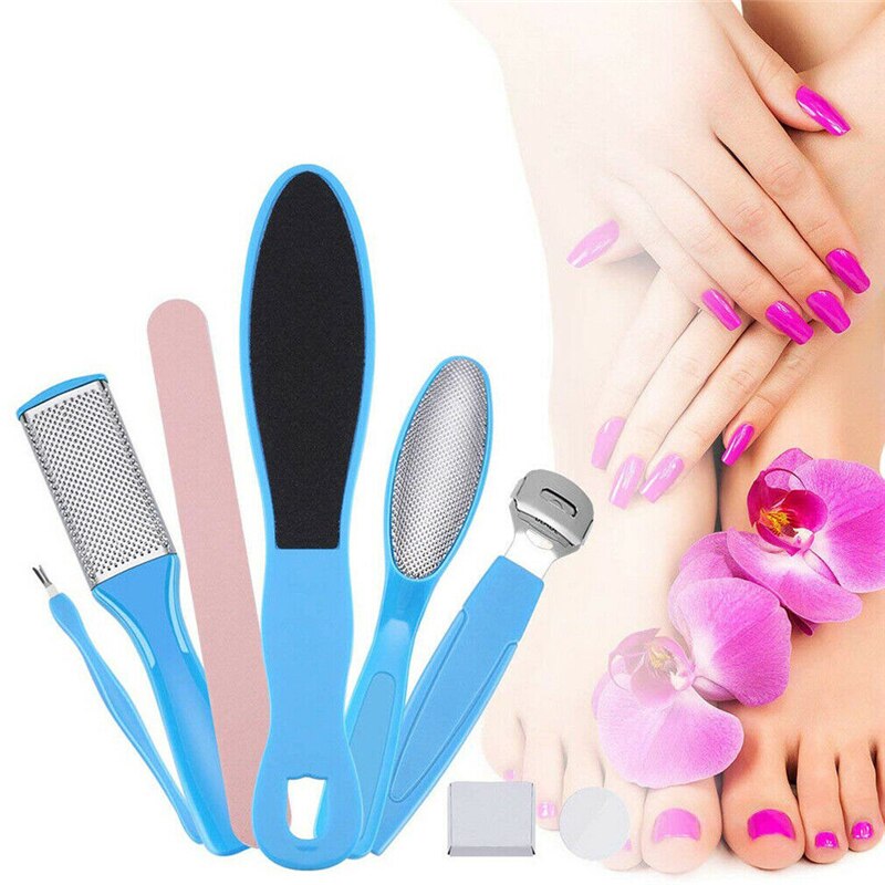 8Pcs Nail Tools Pedicure Kit Rasp Foot File Callus Remover Nail Care Tools Foot Rasps