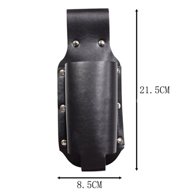 Bahre Flasche Halfter Halfter Tragbare PU Leder Hände Frei für Camping Getränke FS99