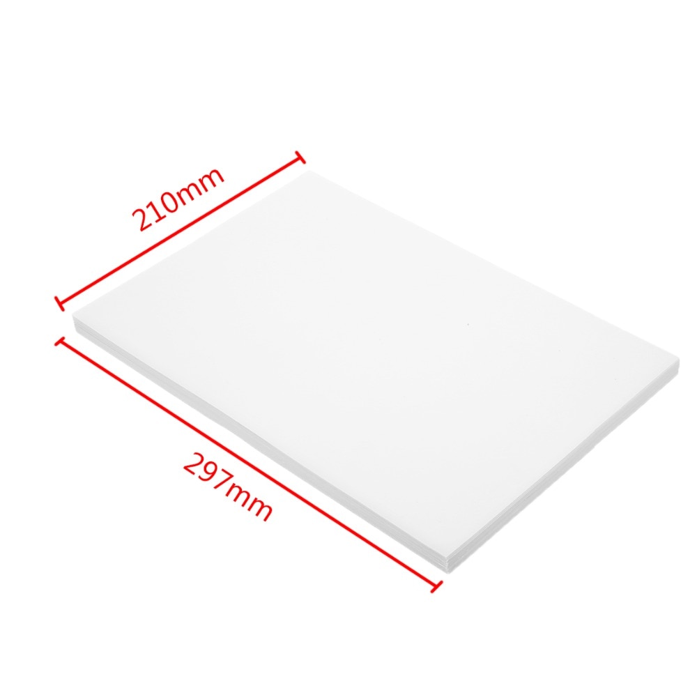 Nowy 100 arkuszy A4 sublimacyjny papier termiczny robić poliestrowej bawełny T-koszula poduszka tkanina futerał na telefon drukowany projekt