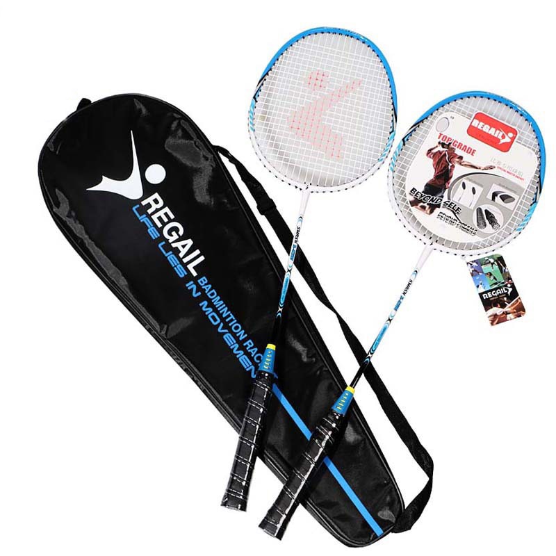 Regail 2 stk badmintonketcher udendørs badmintonketcher med taske – Grandado
