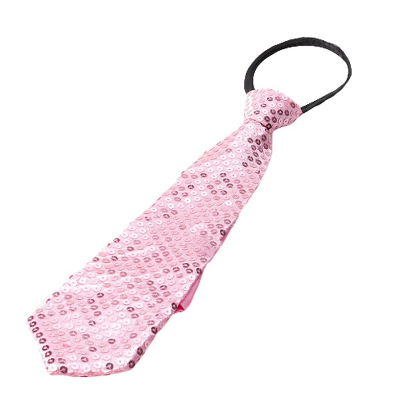 Pajarita de lentejuelas para niños y niñas, lazo elástico ajustable para boda, para actuaciones en el escenario, líder en ventas escolares: Pink
