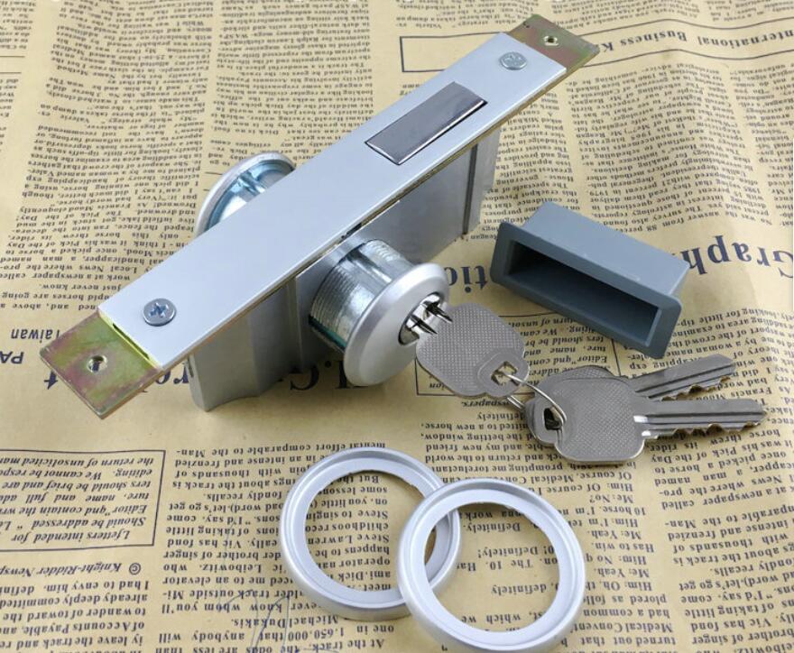 Mechanical manual gate glass wooden door lock bolt