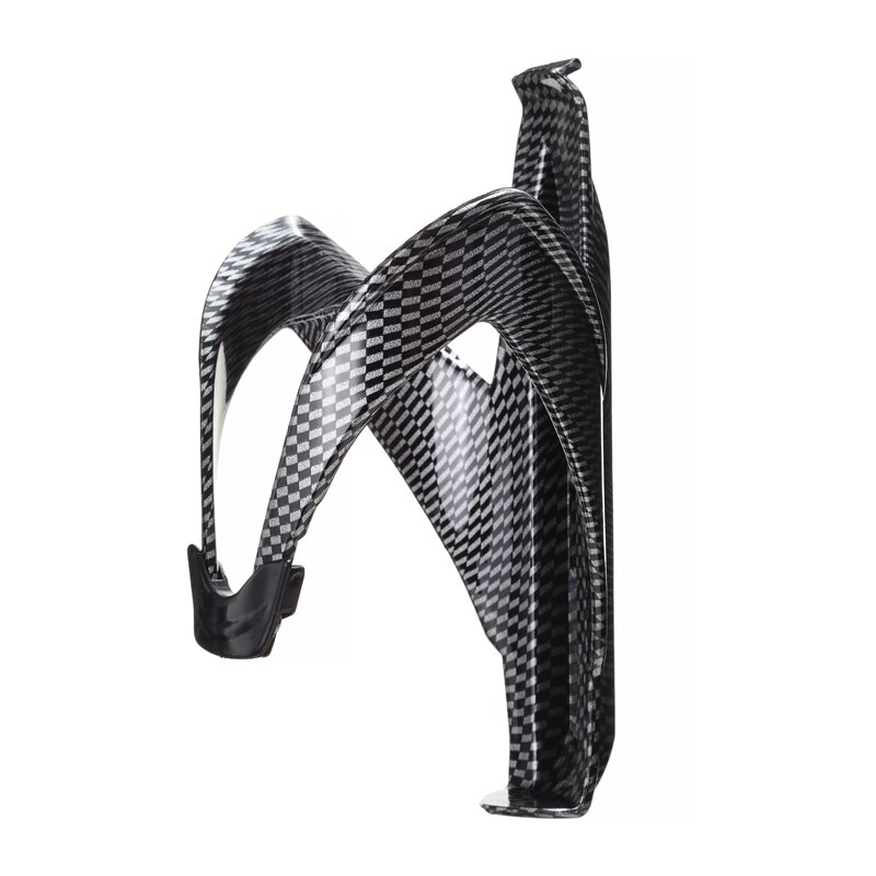 1 Pc Carbon Fiber Fietsen Fiets Drank Water Fles Zwarte Mount Sport Glazen Fles Houder Kooien