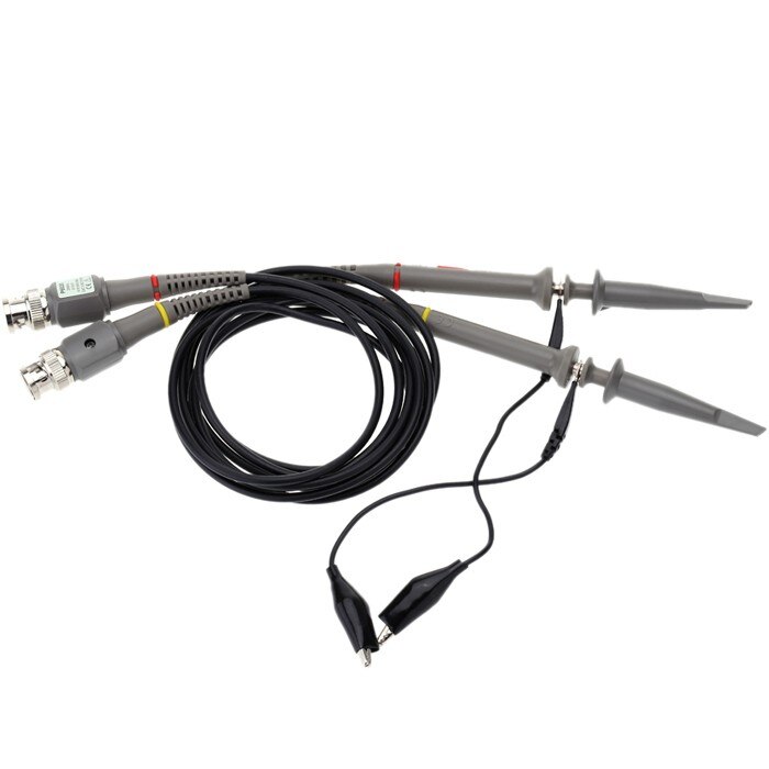 2 Pair P6020 High Precision X1/X10 20MHz Oscilloscope Probe Alligator Clip