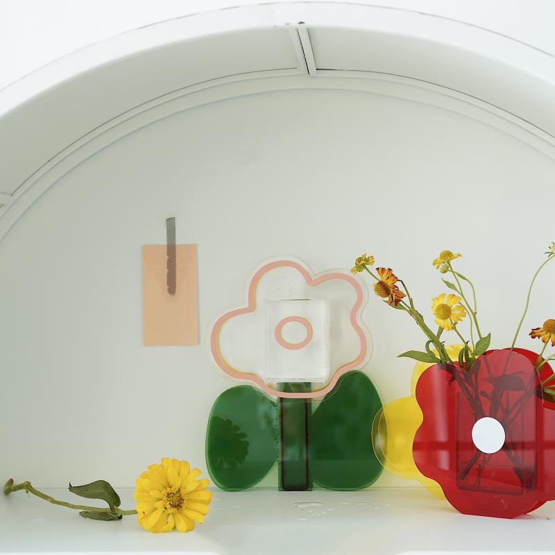 O. Roselif Acryl Leuke Vazen Decoratieve Moderne Bloemen Vazen Wedding Woonkamer Centerpieces En Evenementen Decoratie