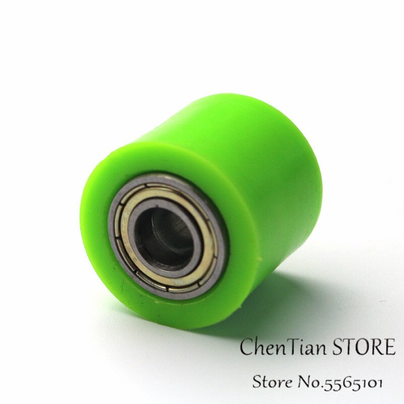 8mm 10mm Drive Chain Roller Pulley Wheel Slider Tensioner Wheel Guide For Street Bike Enduro Motorcycle Motocross ATV CRF CR XR: 10MM GREEN