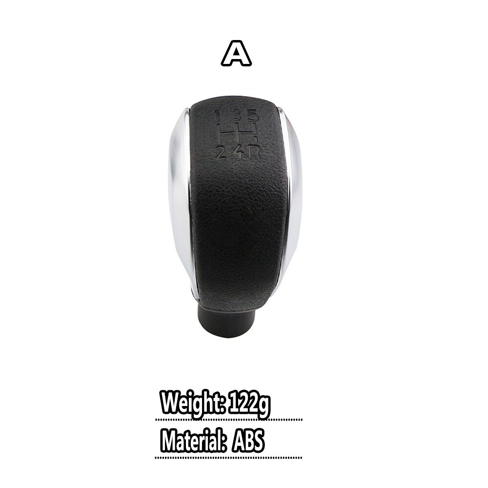 MT 5 Geschwindigkeit Schaltknauf für Peugeot 306 406 307 308 407 106 206 107 207 301 605 807 3008 5008 Partner für Citroen C2 C3: A