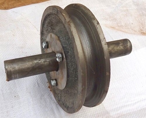 1T--5T lifting wheel pulley block roller steel wire rope lifting chain hoist chain block crane lifting sling material