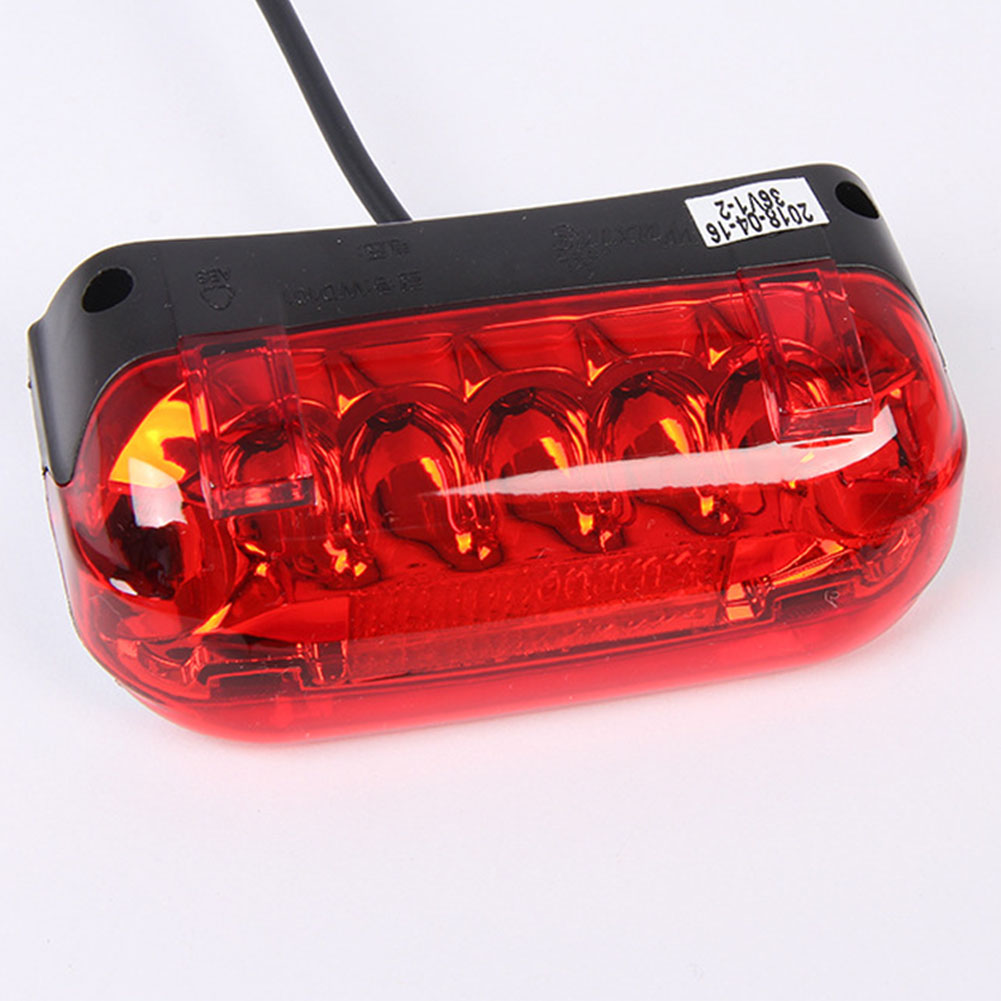36V Small Universal Scooter Led Outdoor Turn Signal Warning Tail Light E-bike Bright Cycling Safety Night Easy Install Durable