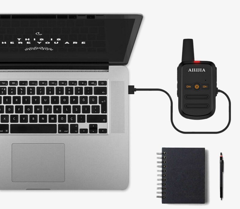 Mini walkie talkie radio transceiver ultratynd langdistance talkie walkie walkie talkie tovejs trådløs intercom