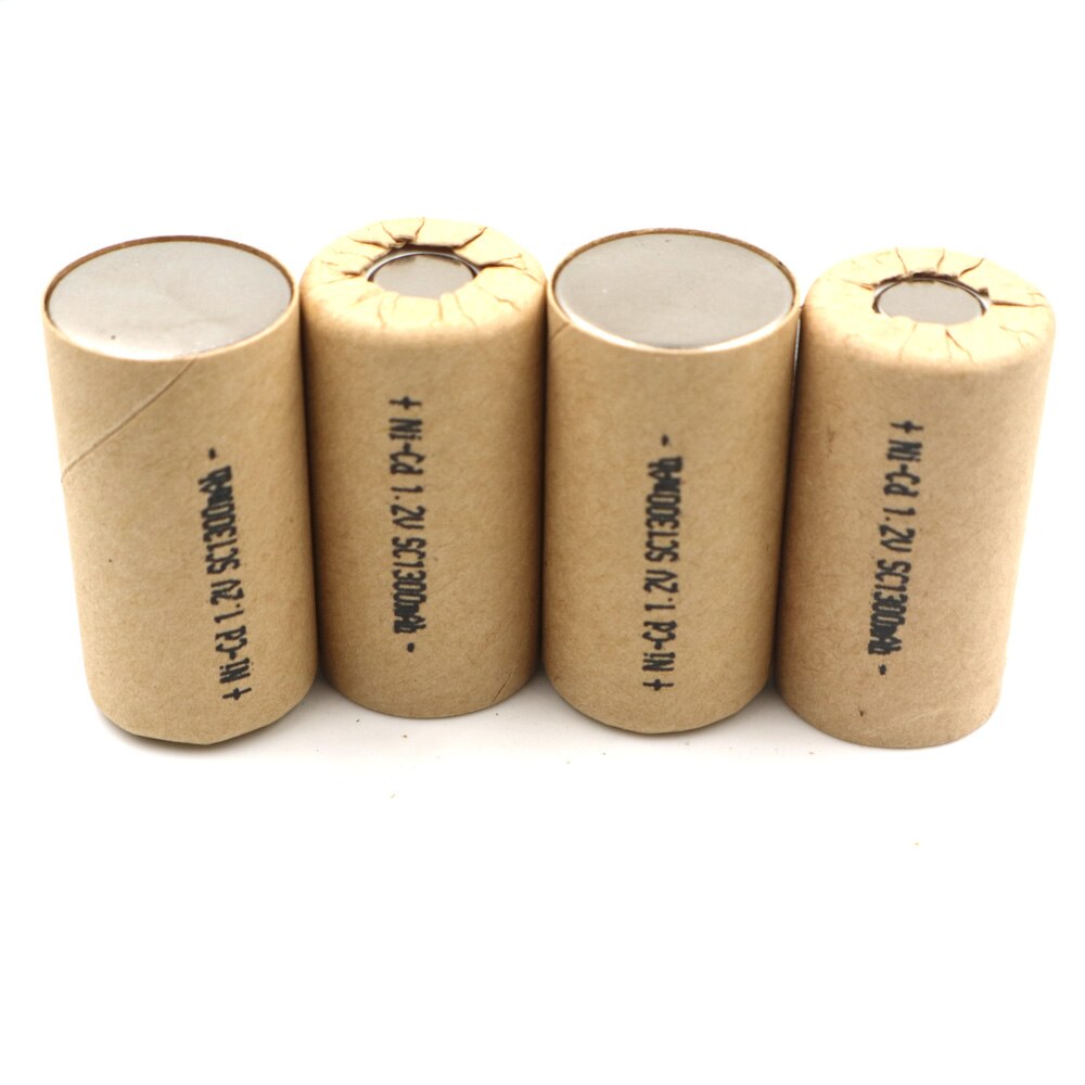 C & P SC1300mAh Ni-Cd Power Battery Cell Ontlading 15C 20A Oplaadbare Batterij SC1.3Ah 1.2V Nicd speelgoed Auto Batterij Mobiele China