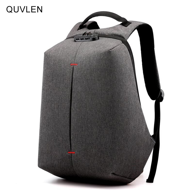 Mochila de negocios para hombre, bolso multifuncional e impermeable de nailon con carga USB, informal, urbano