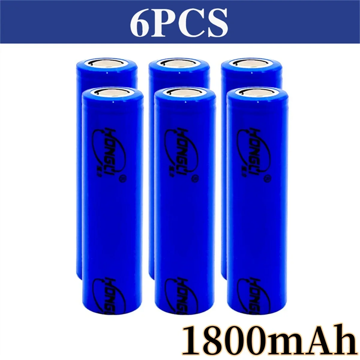18650 Batería recargable de iones de litio de 3,7 V 1800 mAh Adecuado para herramientas eléctricas juguetes para niños antorchas y otros dispositivos recargables: Castaño