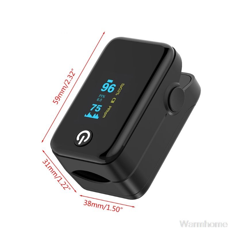 Fingertupp pluse oksymeter fingerpuls oksemonitor blod oksygen stasjon oksymeter blod oksygen måler pulsmåler