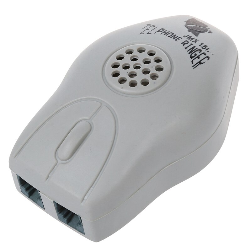 Amplificateur de sonnerie de téléphone, sonnerie grise forte 5X