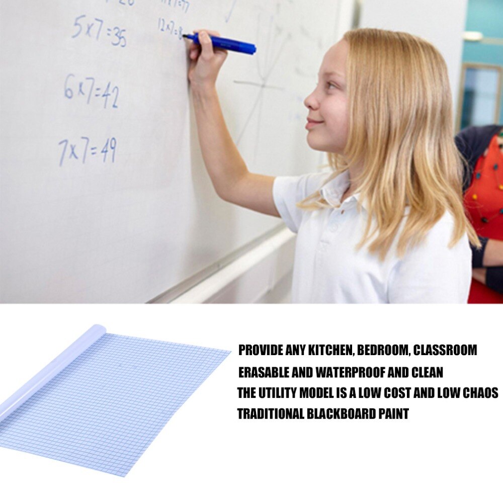 200*45cm whiteboard sticker whiteboards verwijderbare muursticker krijtbord met whiteboardstift voor kinderkamers keuken kantoor
