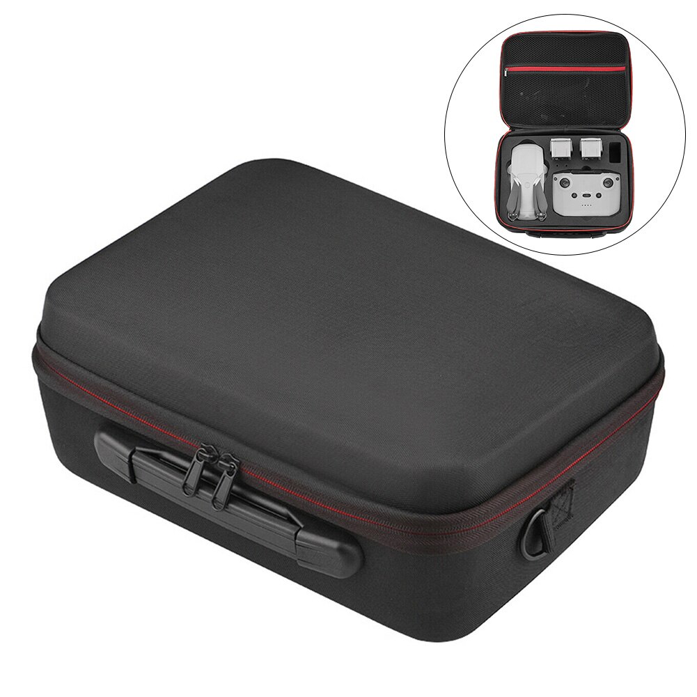 Carregador de viagem à prova dwaterproof água drone controle remoto bateria saco de armazenamento estojo rígido eva grande capacidade para dji mavic ar 2