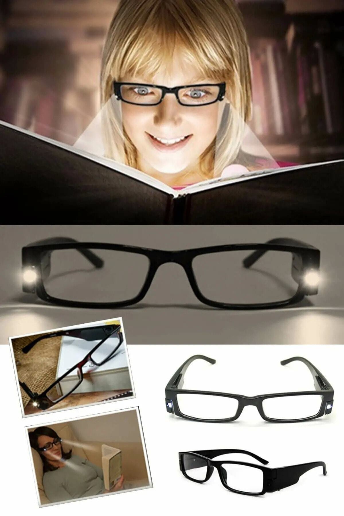 Led Light Book Reading Glasses