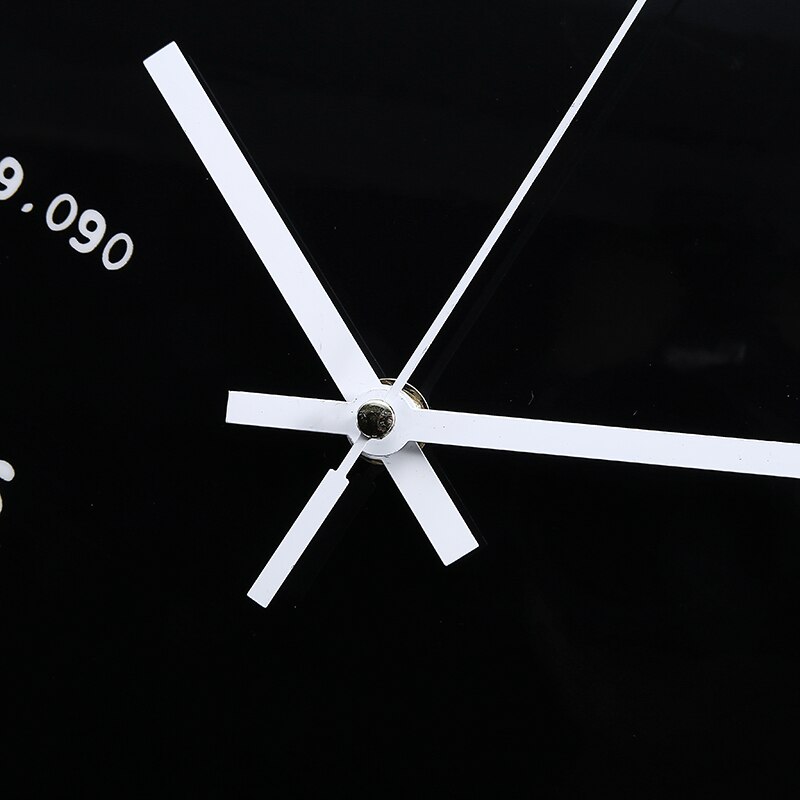 Reloj de pared matemático para el hogar, cronógrafo colgante negro con gran formato de 30cm, ideal para decoración del dormitorio, novedad