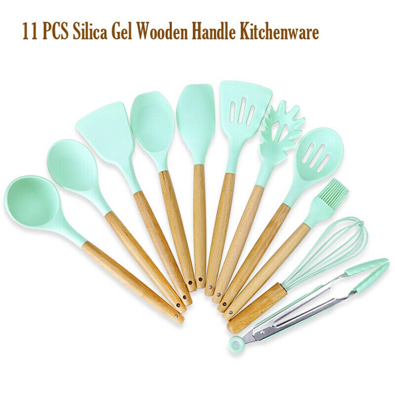Ensemble d'ustensiles de cuisine en silicone Ensemble d'ustensiles de
