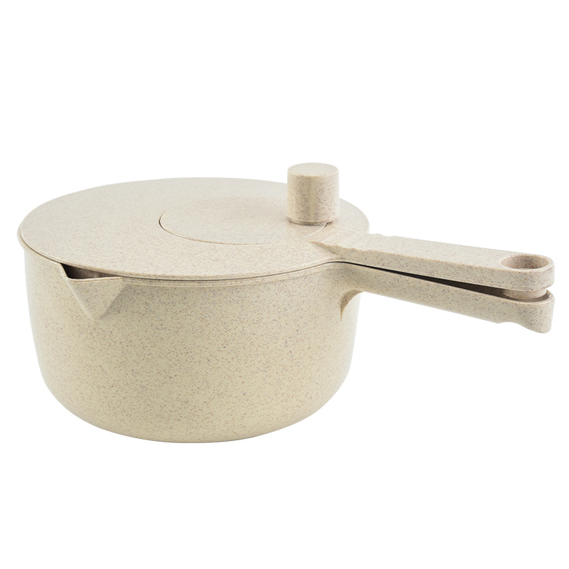 Vegetable Fruit Rice Rinser Drain Basket Egg/Cream Beater Salad Spinner Colander Sieve Innovative Kitchen Utensils Strainer: Wheat Color