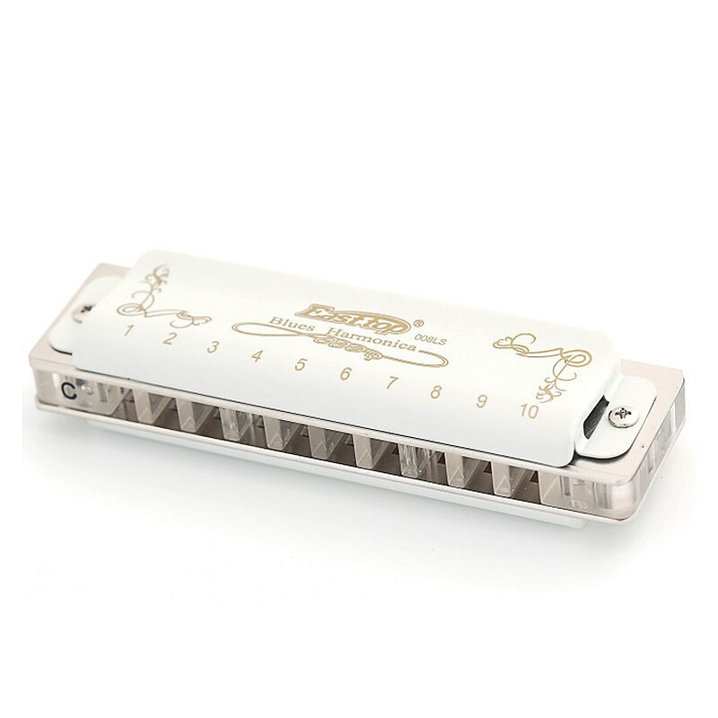Blues Blues Ten Hole Harmonica Limited Edition 10 Hole Beginner 008K Upgraded Version