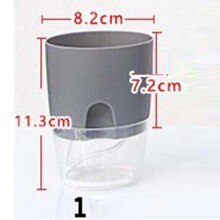 Office Decoration Flower Pots Indoor Plant Pot Auto Irrigate Automatic Water Absorption