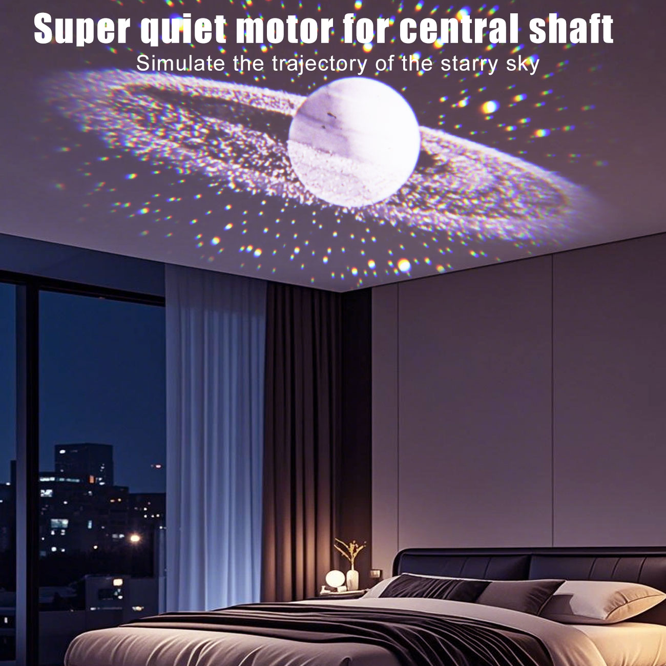 Kerst Sterrenhemel Projector LED Nachtlampje Planetarium Galaxy Projector Halloween Lamp Timer, Nebula Lights voor Slaapkamer Cadeau