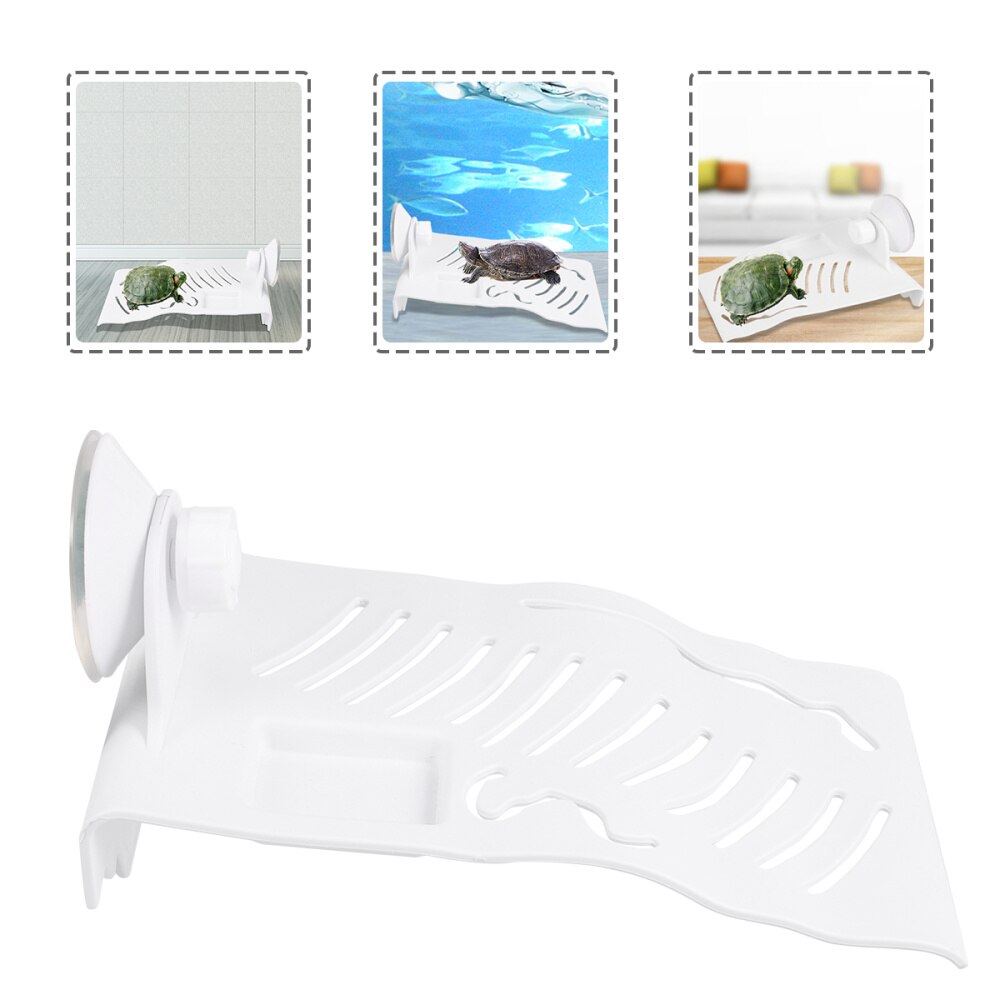 1pc kunststof klimplatforms, grappige klimhelling, zonneplatform, aquariumladder, standaard voor schildpadden en reptielen (maat m)