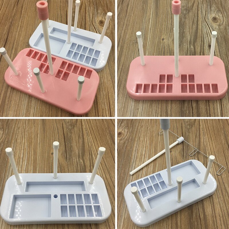 Thread 3 Spool Holder Stand Rack Sew Quilting for Home Sewing Machine Sewing Thread Organizer Spool Stand Holder