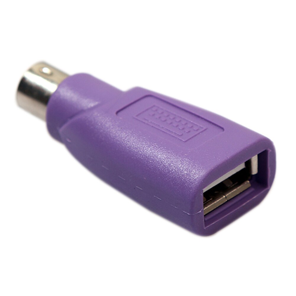 Adaptateur PS2 mâle vers USB femelle, 2/5 pièces, convertisseur de clavier et souris d&#39;ordinateur, accessoires