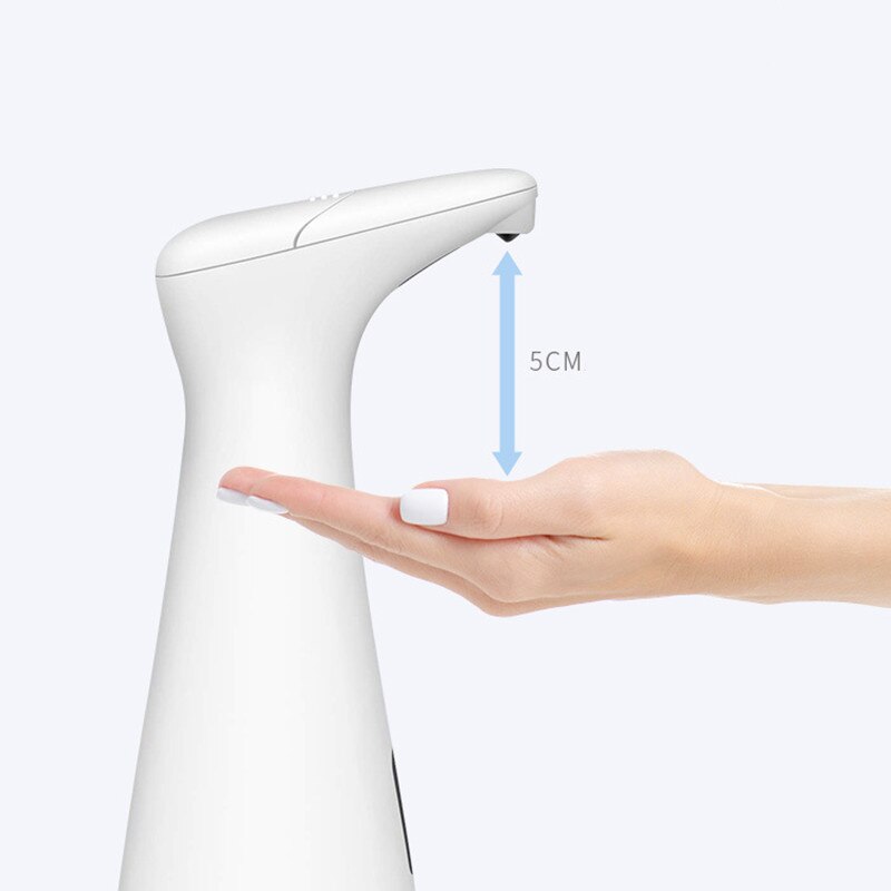 Automatisk sæbedispenser 200ml automatisk håndrenser intelligent sensor induktion berøringsfri håndvaskdispenser