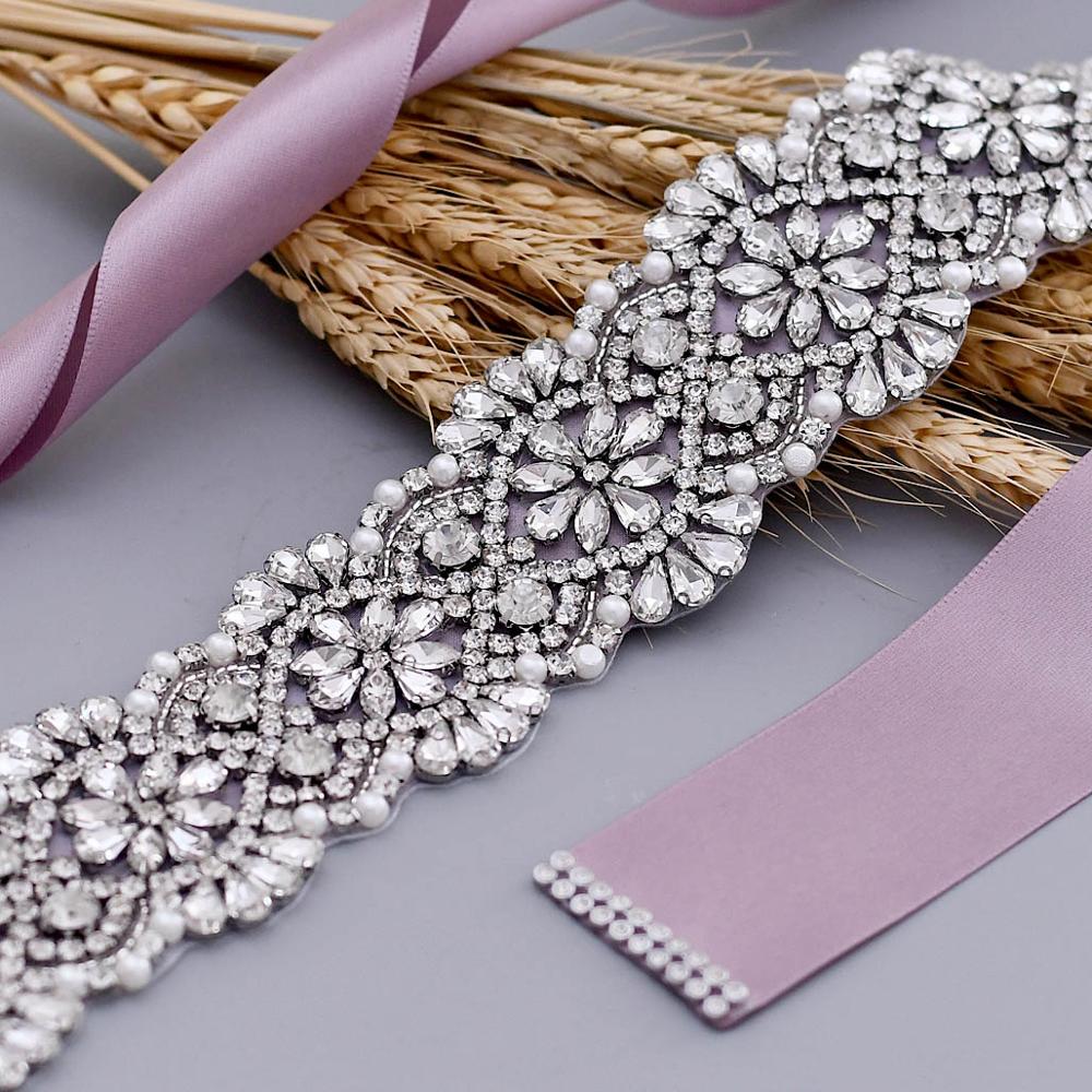 Sparkle Wide Rhinestone Belts For Women Pearl Wedding Belts Plus Size Bride Sash Belt Wedding Waist Belt Jeweled Belt for Dress