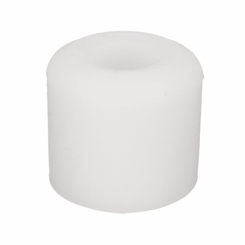 1Pcs Black White Rubber Door Stop Stopper Cylinder for Jam for Wedge Floor Holder 28mm