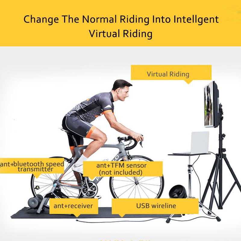 thumbnail image 2 of ThinkRider ANT USB Enhanced Transmitter Receiver Compatible Garmin Bicycle Computer ANT Stick Speed Cadence Sensor 2 of 14