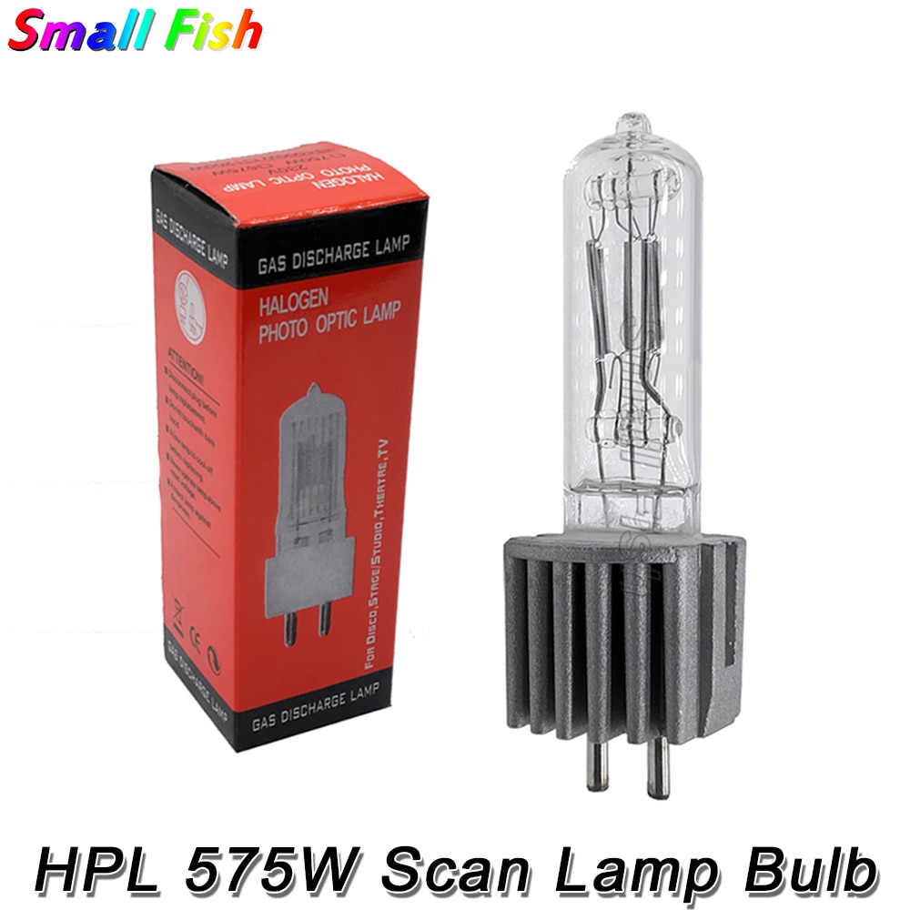 HPL 575W Stage Scan Lamp Bulb G9.5 575W Disco Moving Head Light Lamps HPL 575 Watt Halogen Lamp Bulb DJ Par Light