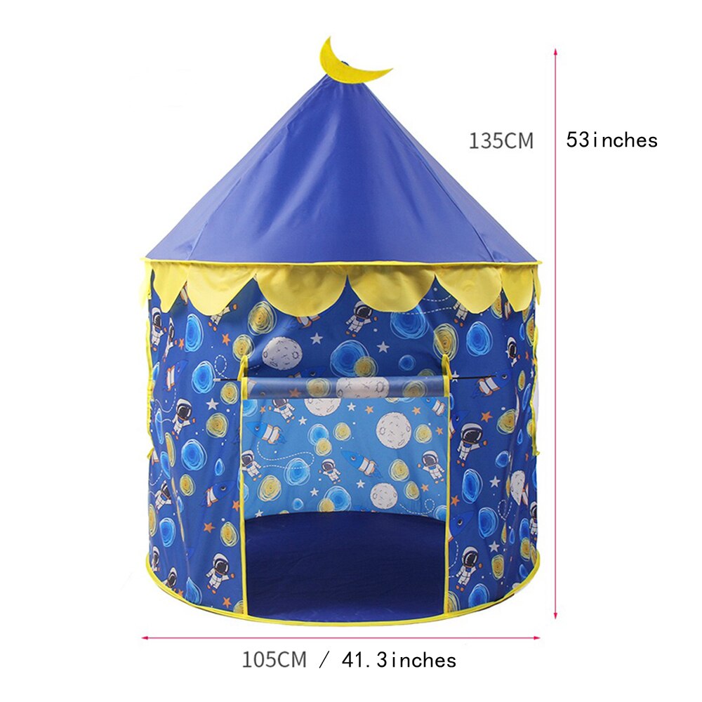 Ruimte Creatieve Ruimteschip Spel Tent Tipi Kinderen Spelen Huis Wigwam Portable Opvouwbaar Opvouwbare Tent Voor Indoor En Outdoor Gebruik