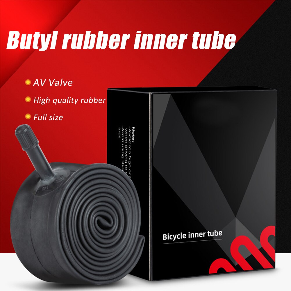 1PCS Bike Inner Tube Bicycle Butyl Rubber Inner Tube 16x1 3/8 Tire AV Valve For Brompton Foldable Bicycle Tyre Cycling Parts