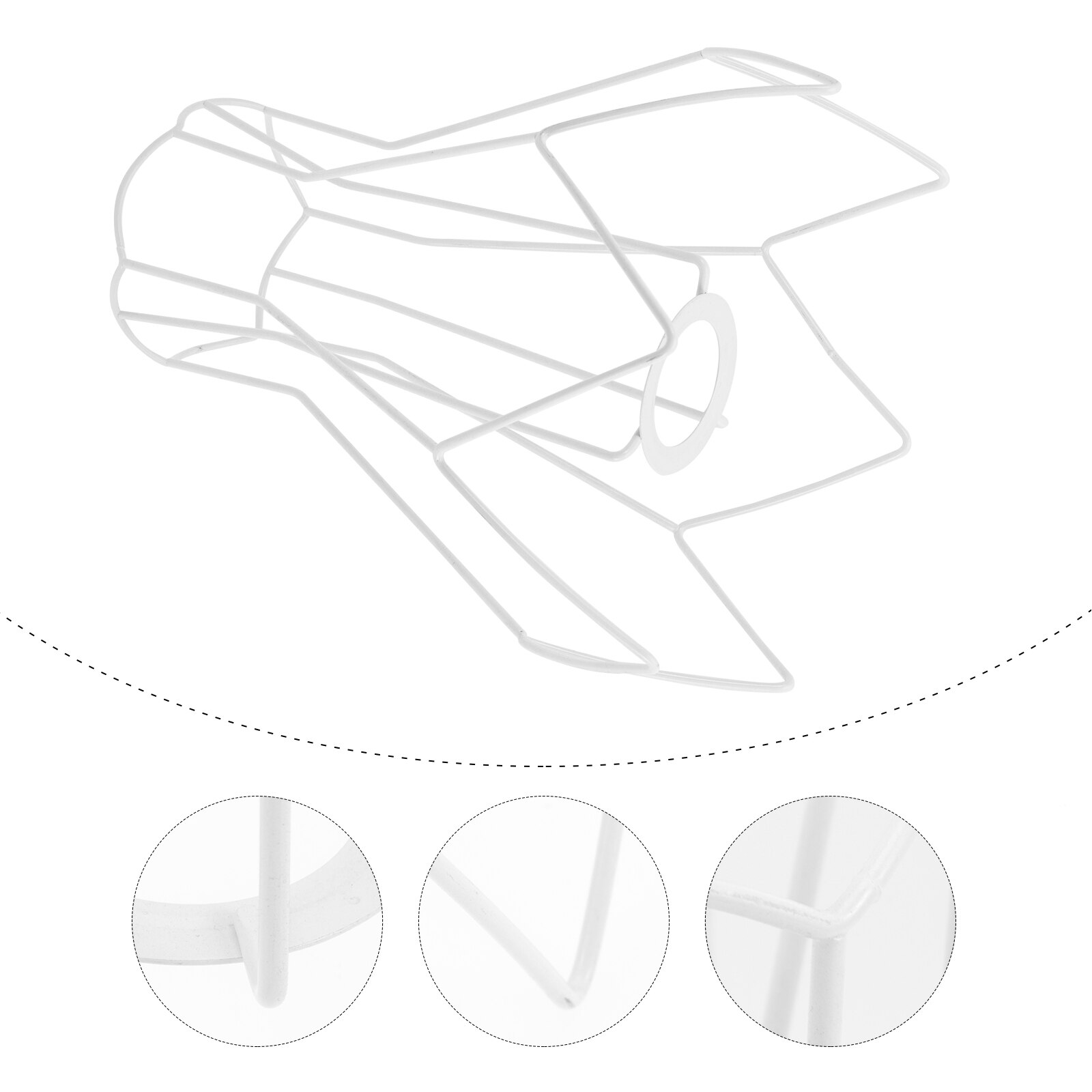 Table Lamp Shade Frame E27 Light Socket Ceiling Lamp Shade Ring Fitter