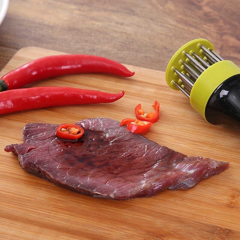 Stainless Steel Meat Marinade Injector Barbecue Seasoning Injectors Meat Tenderizer Kitchen Gadgets BBQ Cooking Tools