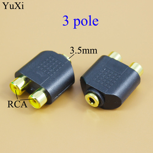 3.5mm/6.35 honkontakter  to 2 rca-hankontakter f/m eller m/f-hankontakter  to 2 dubbel rca-honkontakter av-stereoljudadapter y-kontakt splitterkontakt: Övrig