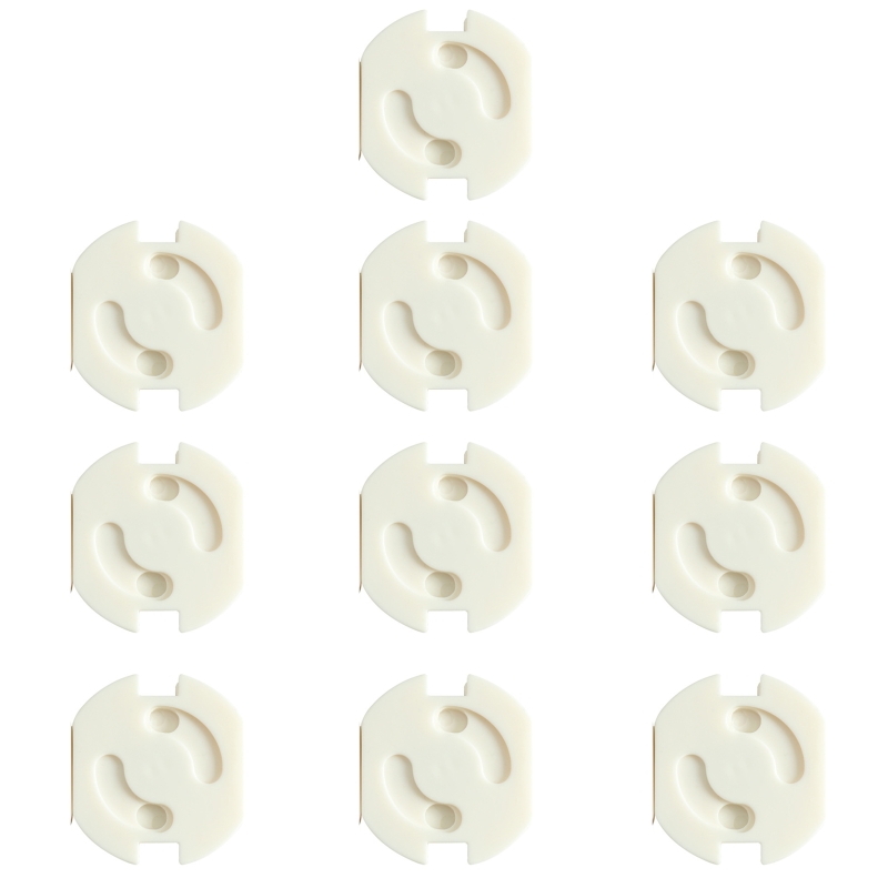 10 Pcs White Outlet Covers Child Proof Electrical Protector Baby Proofing Outlet Plug Covers Kids Safety Socket Covers Outlet: white 3M