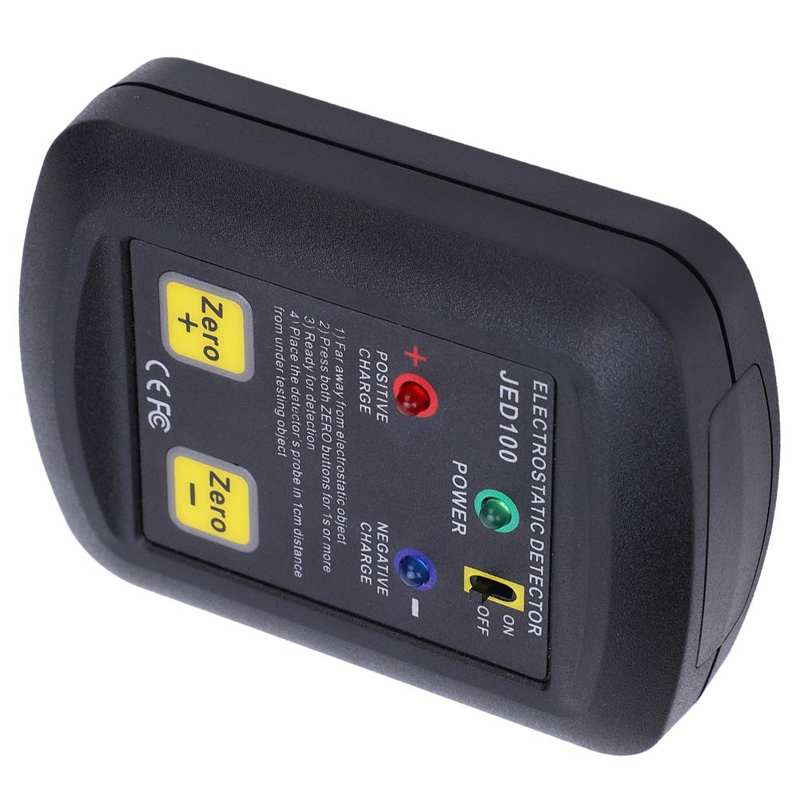 JED100 Electrical Equipment Electrostatic Voltage Tester Non‑Woven Fabric Static Electricity Field Meter Non-contact Tester
