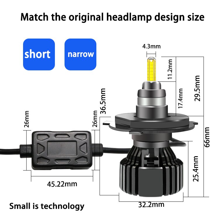 2Pcs G13 with Samsung chips 120W H1 H4 H7 LED H8 H9 H11 9005 9006 D1S D2S D3S D4S Led Car Headlight Led Headlamp 16000LM 6500K